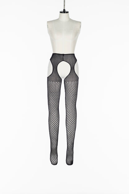 RASCHEL LACE KNIT TIGHTS - FETICO