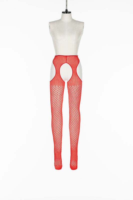 RASCHEL LACE KNIT TIGHTS - FETICO