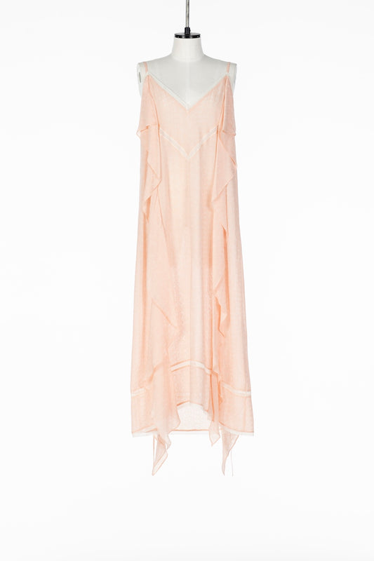 LACE JACQUARD CAMI DRESS - FETICO