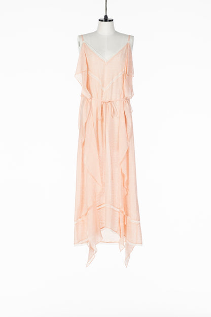 LACE JACQUARD CAMI DRESS - FETICO