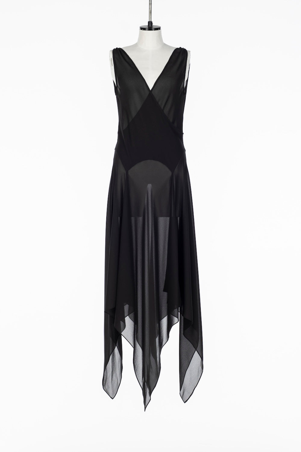 DRAPED SLEEVELESS DRESS - FETICO