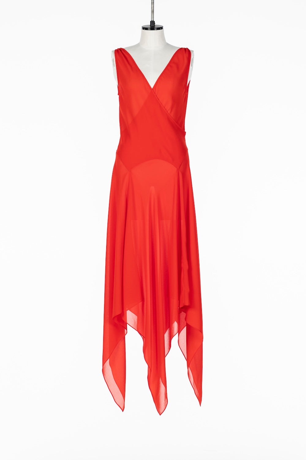 DRAPED SLEEVELESS DRESS - FETICO