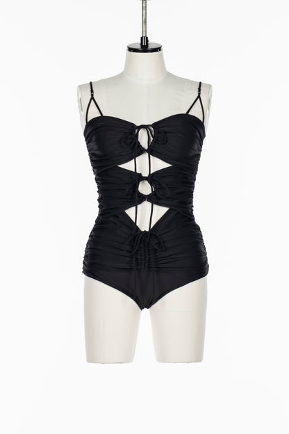 CUT OUT BALCONETTE SWIMSUIT - FETICO