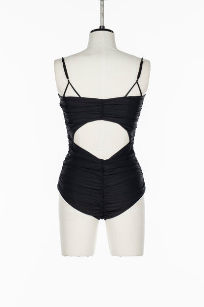 CUT OUT BALCONETTE SWIMSUIT - FETICO