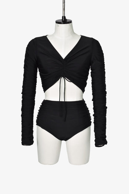 GATHERED RASH GUARD - FETICO