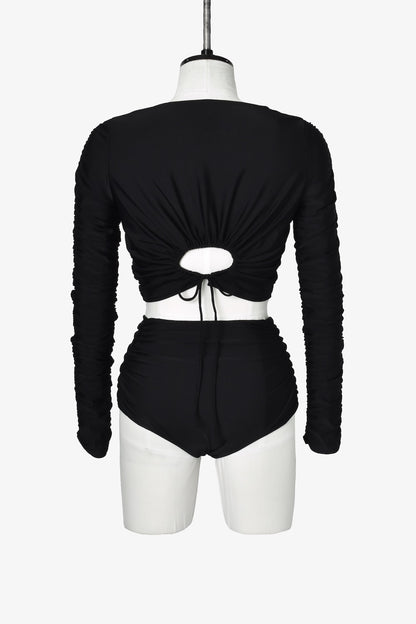 GATHERED RASH GUARD - FETICO