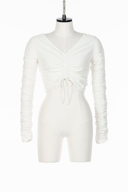 GATHERED RASH GUARD - FETICO