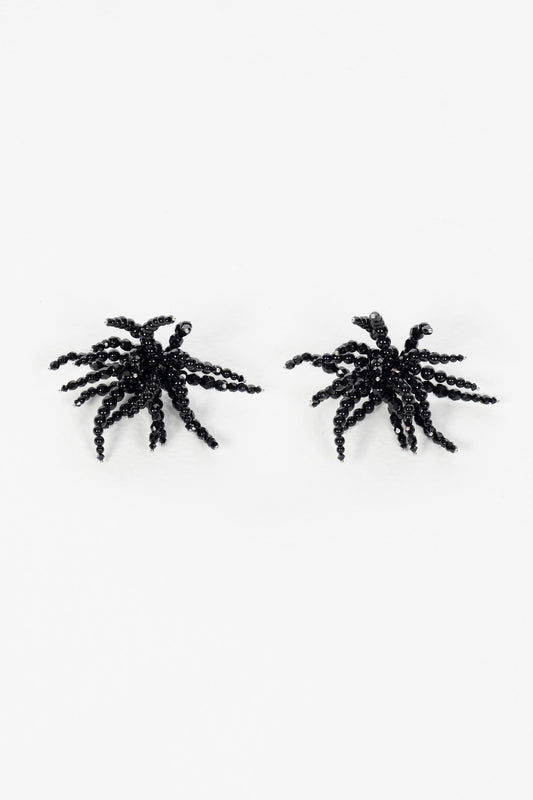 CUT BEADED CHANDELIER EARRINGS - FETICO