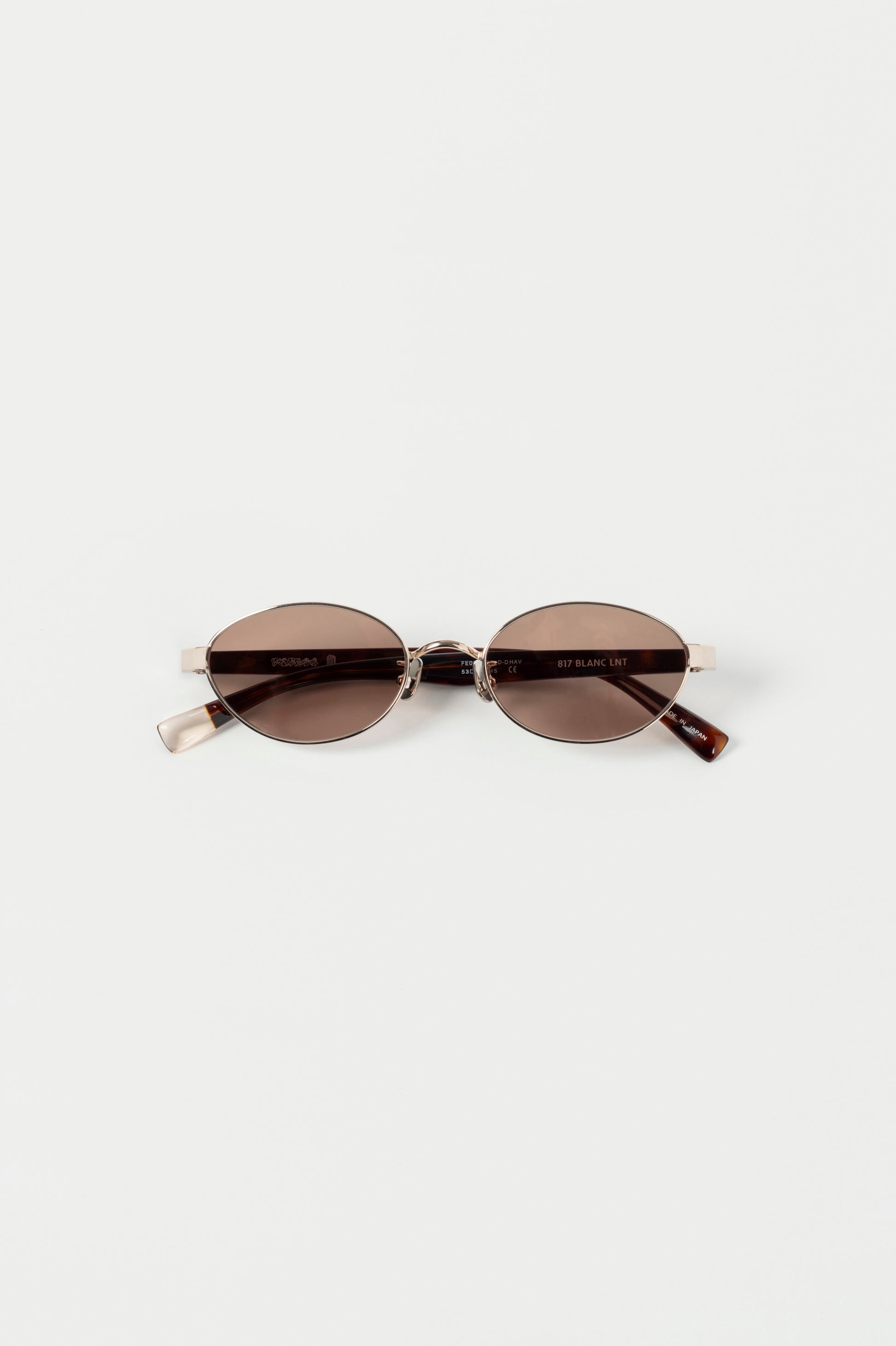 × BLANC METAL OVAL SUNGLASSES - FETICO