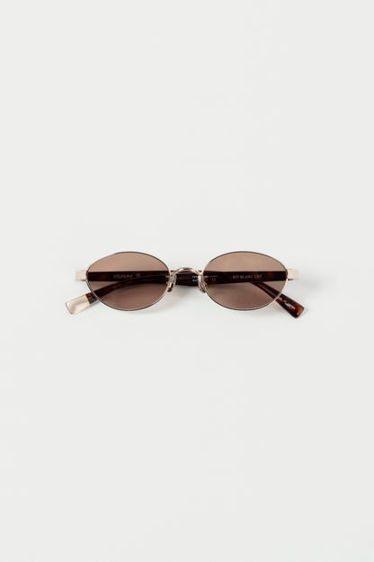 × BLANC METAL OVAL SUNGLASSES - FETICO