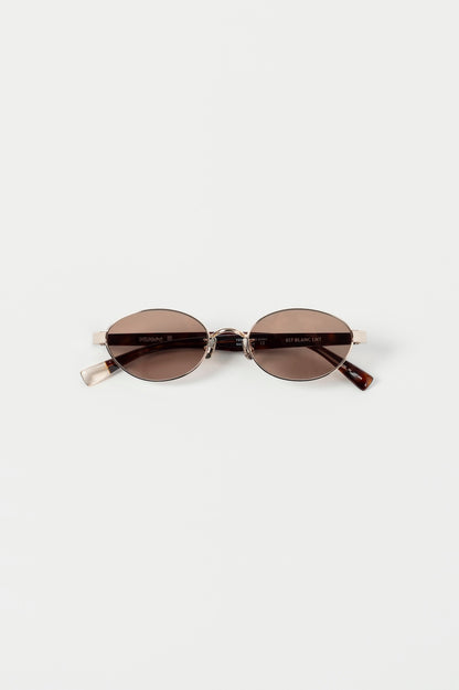 × BLANC METAL OVAL SUNGLASSES - FETICO