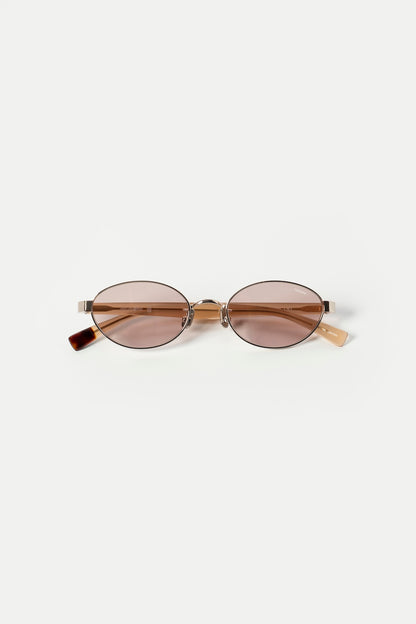 × BLANC METAL OVAL SUNGLASSES - FETICO