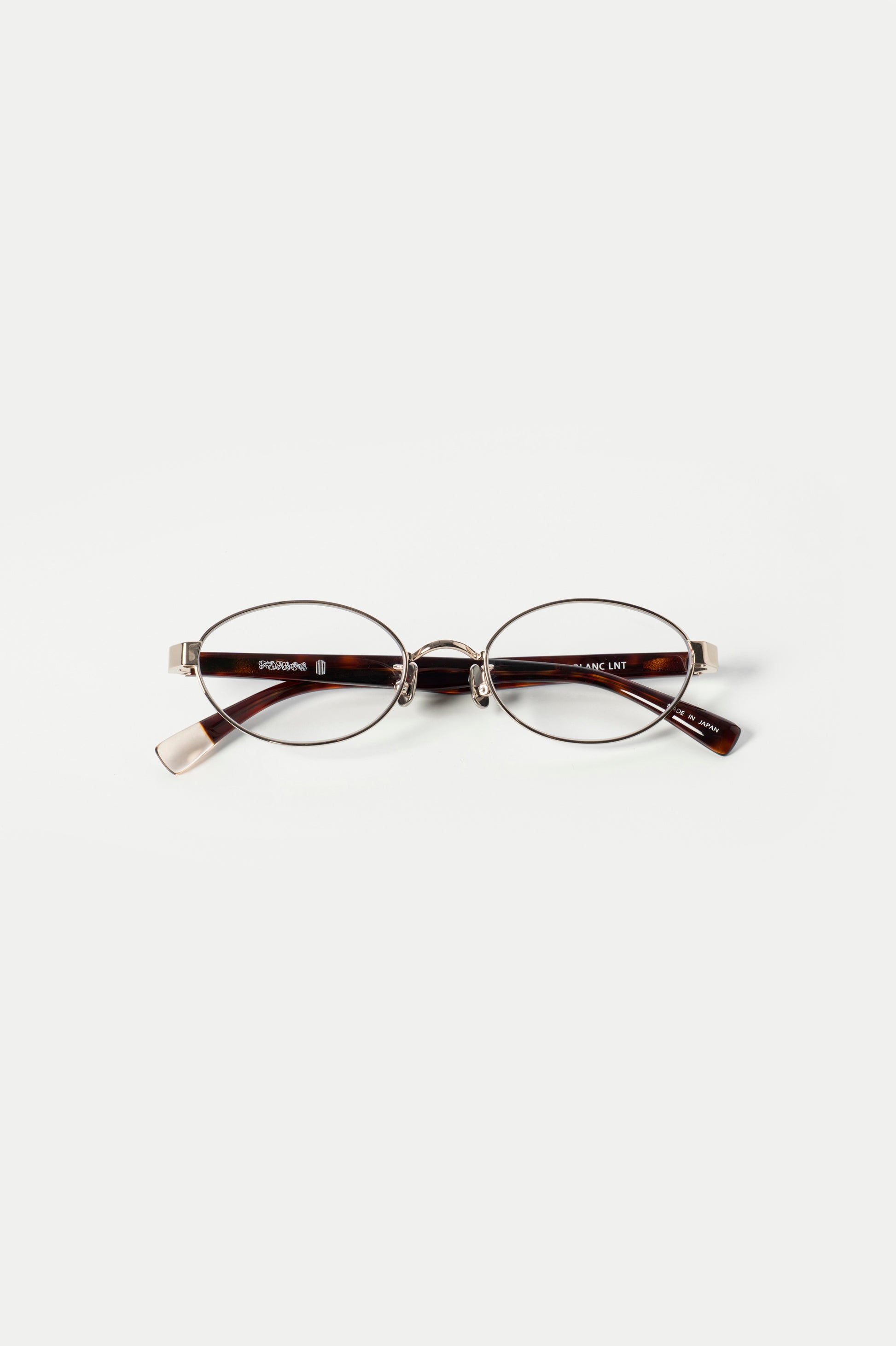 × BLANC METAL OVAL GLASSES - FETICO