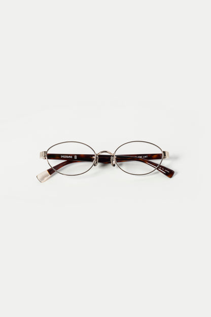 × BLANC METAL OVAL GLASSES - FETICO