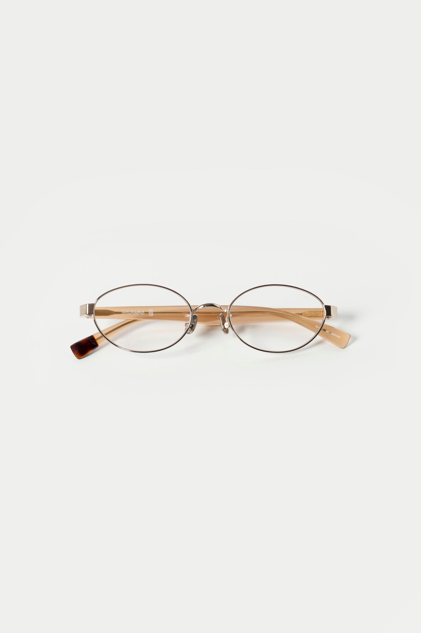 × BLANC METAL OVAL GLASSES - FETICO