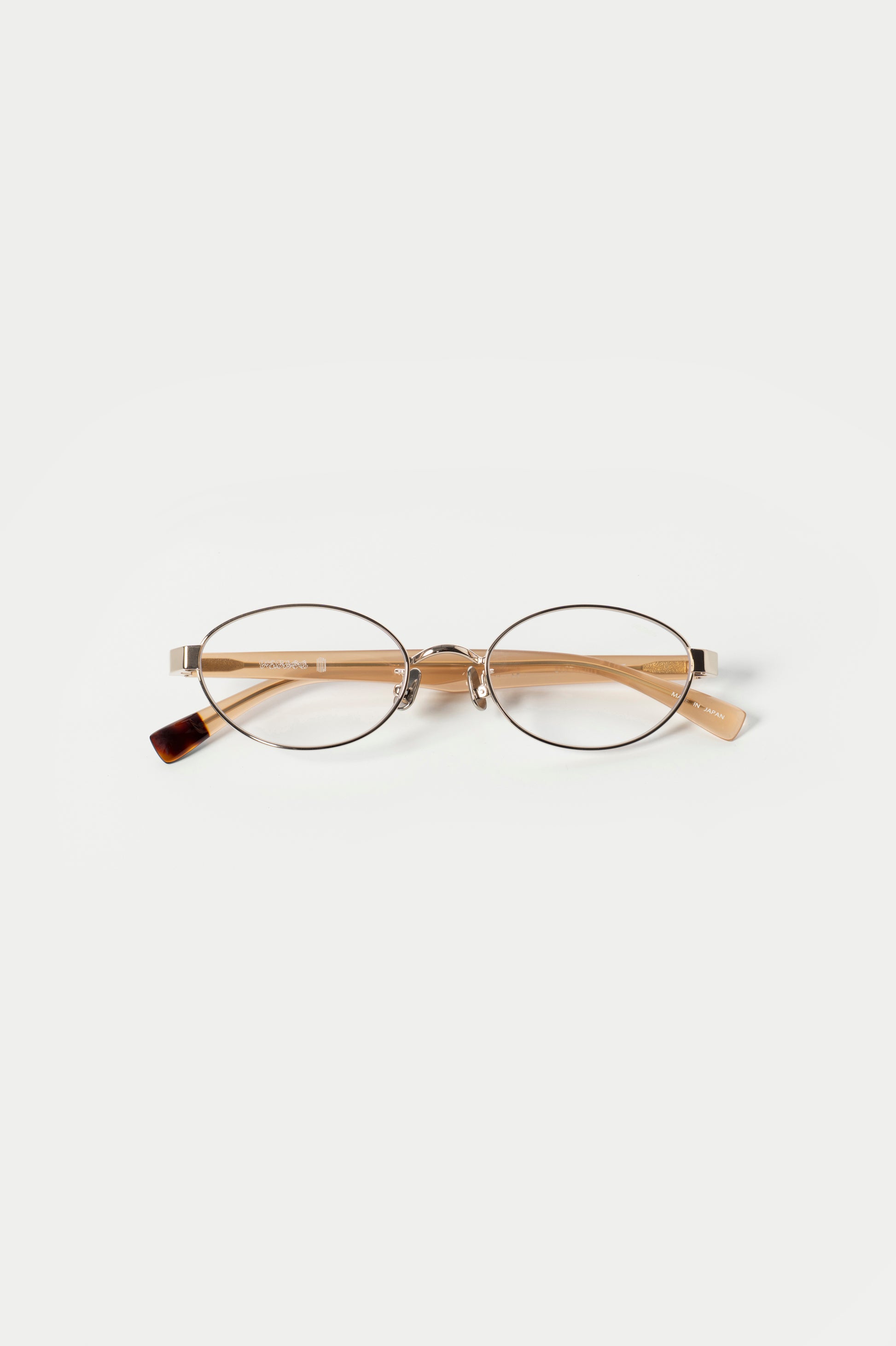 × BLANC METAL OVAL GLASSES - FETICO