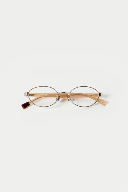 × BLANC METAL OVAL GLASSES - FETICO