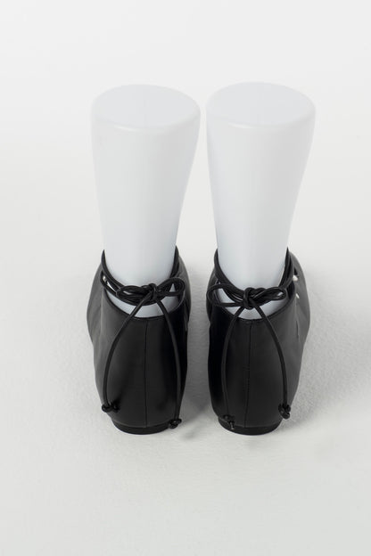 LEATHER LACE UP PUMPS - FETICO