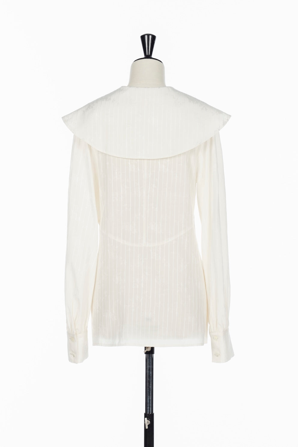 ROSE JACQUARD SAILOR COLLAR BLOUSE - FETICO
