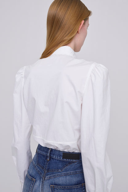 ORGANIC COTTON EMBROIDERED BLOUSE - FETICO