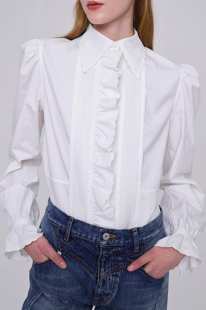 ORGANIC COTTON EMBROIDERED BLOUSE - FETICO