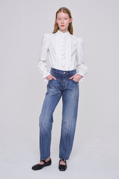 ORGANIC COTTON DENIM SLIM JEANS - FETICO