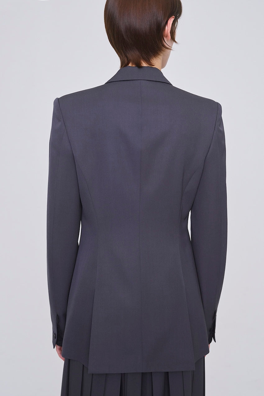 FINE WOOL SUITING TAILORED JACKET - FETICO