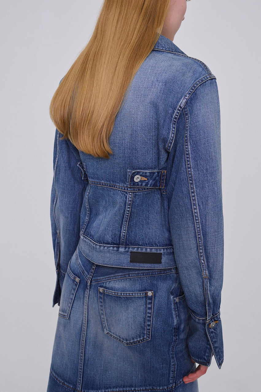 ORGANIC COTTON SKIPPER DENIM JACKET - FETICO