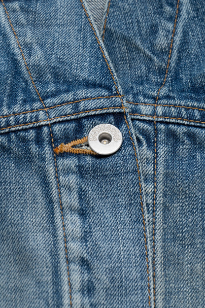 ORGANIC COTTON SKIPPER DENIM JACKET - FETICO