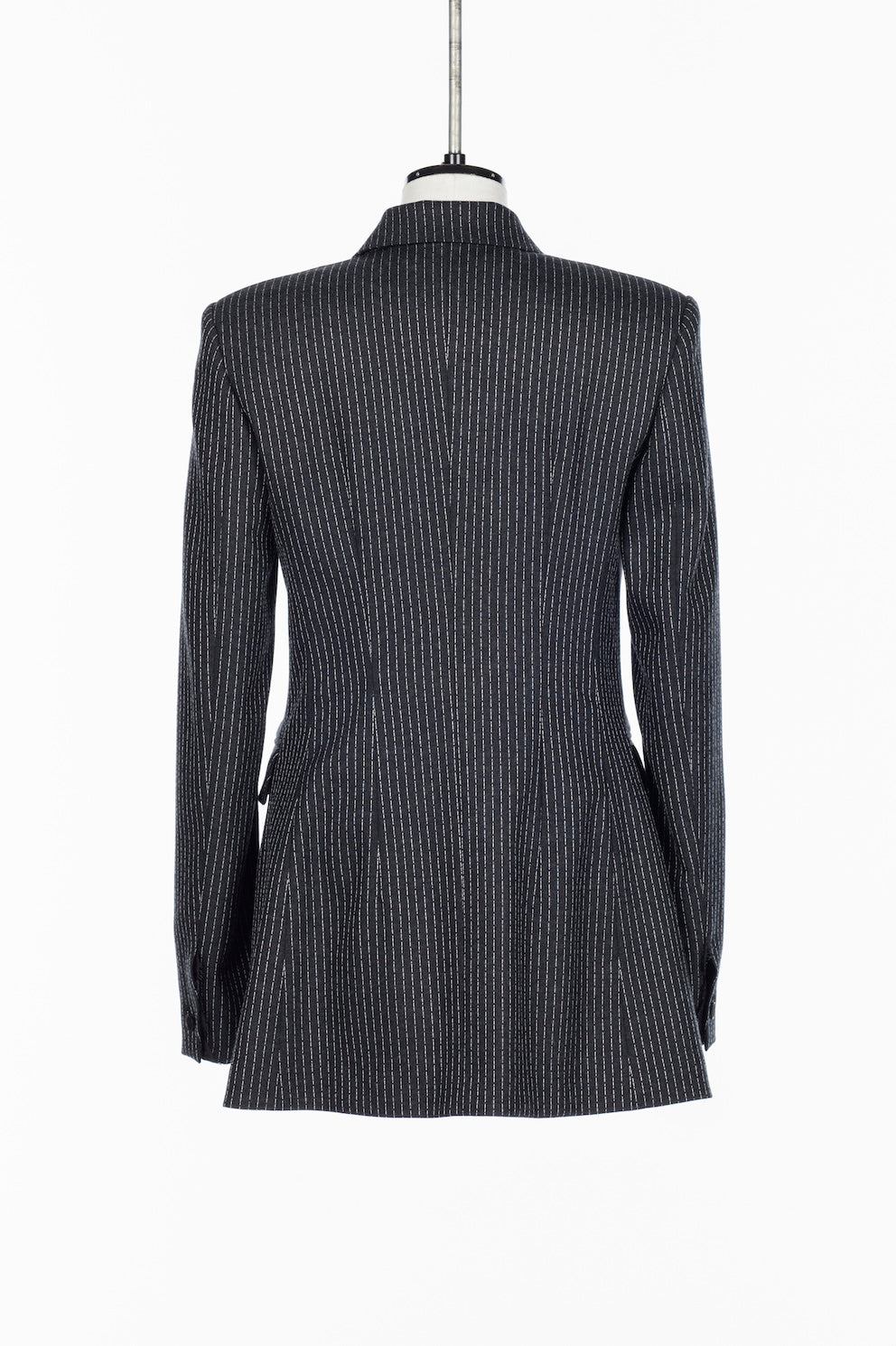 WOOL PINSTRIPE DOUBLE BREASTED JACKET - FETICO
