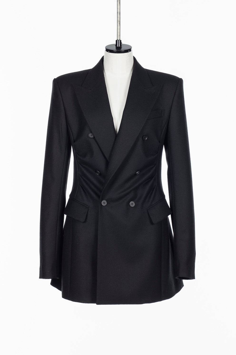 WOOL FLANNEL DOUBLE BREASTED JACKET - FETICO