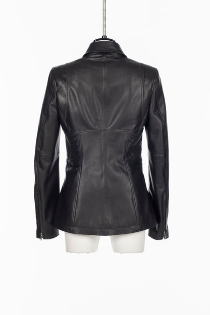 LEATHER ZIP JACKET - FETICO