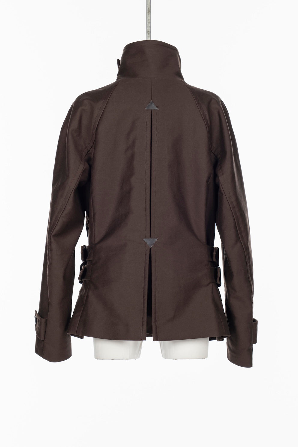 COTTON MOLESKIN SHORT TRENCH JACKET - FETICO