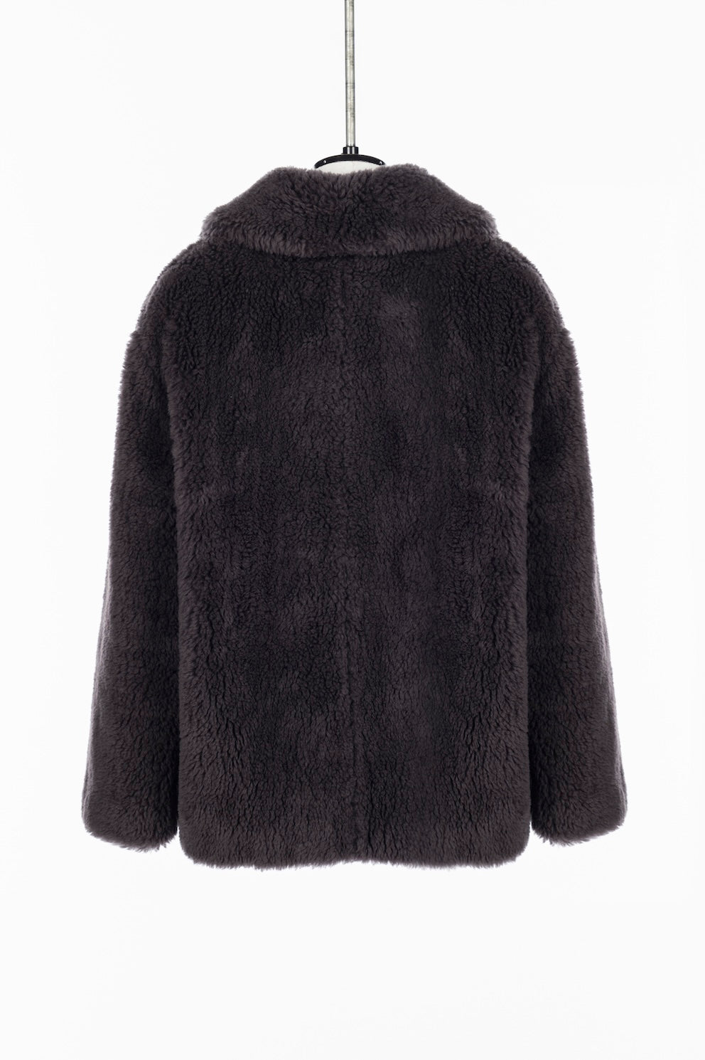 WOOL BOA WIDE COLLAR COAT - FETICO