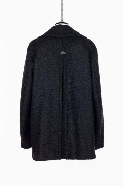 WOOL MOHAIR PEACOAT - FETICO