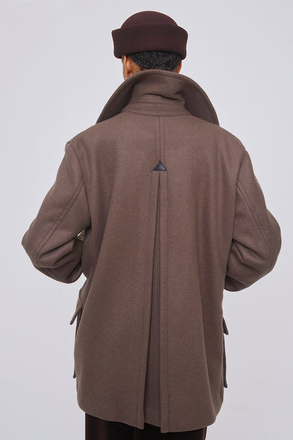 WOOL MELTON PEACOAT - FETICO