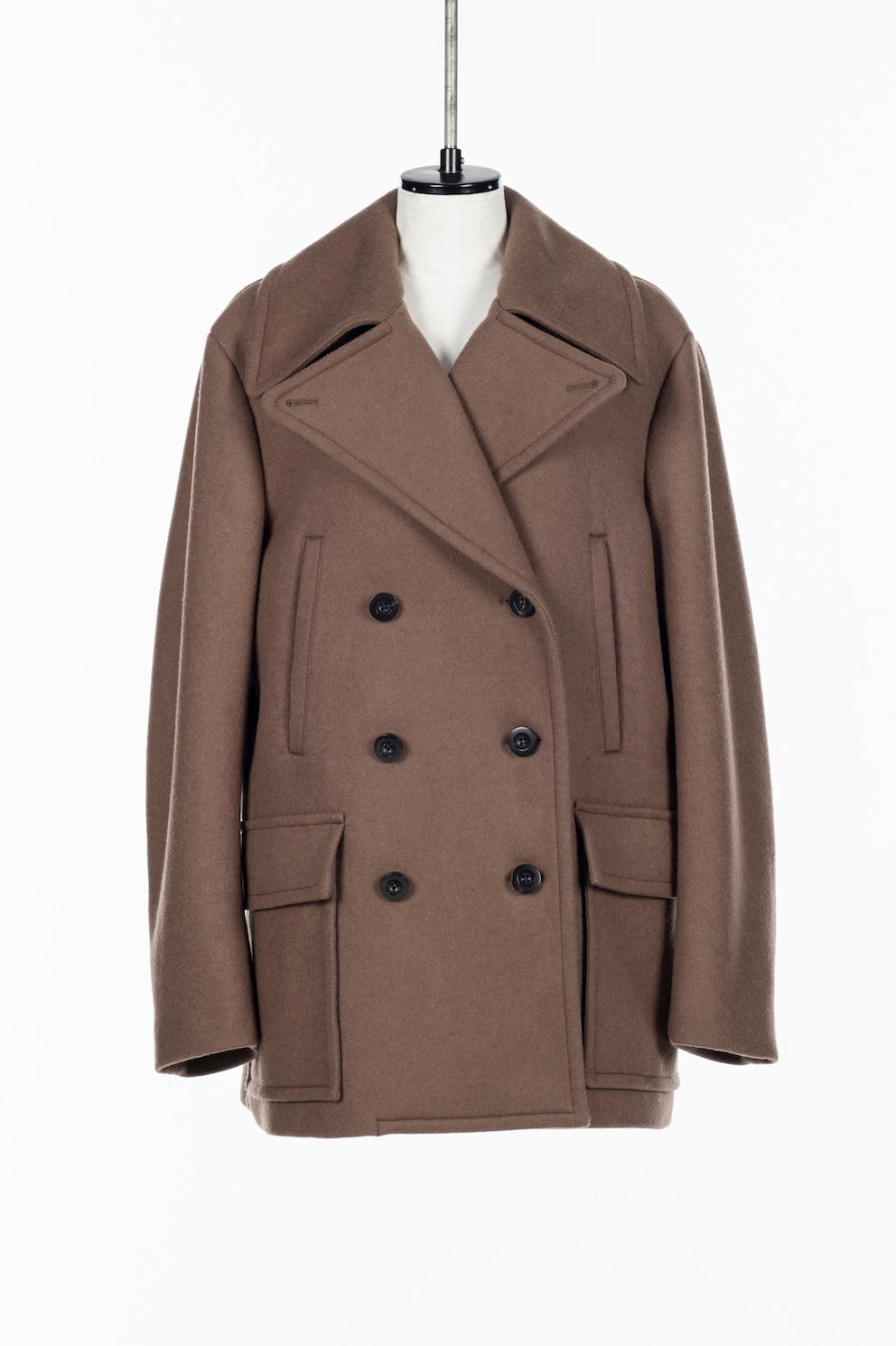 WOOL MELTON PEACOAT - FETICO