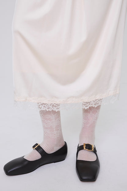 SATIN JERSEY DRAPED SKIRT - FETICO