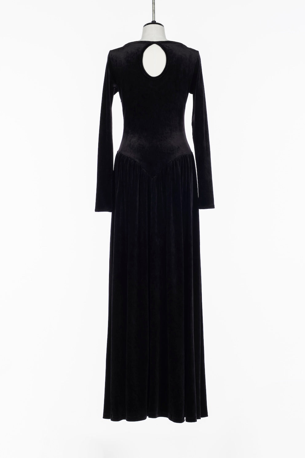 VELOUR SWEETHEART MAXI DRESS - FETICO