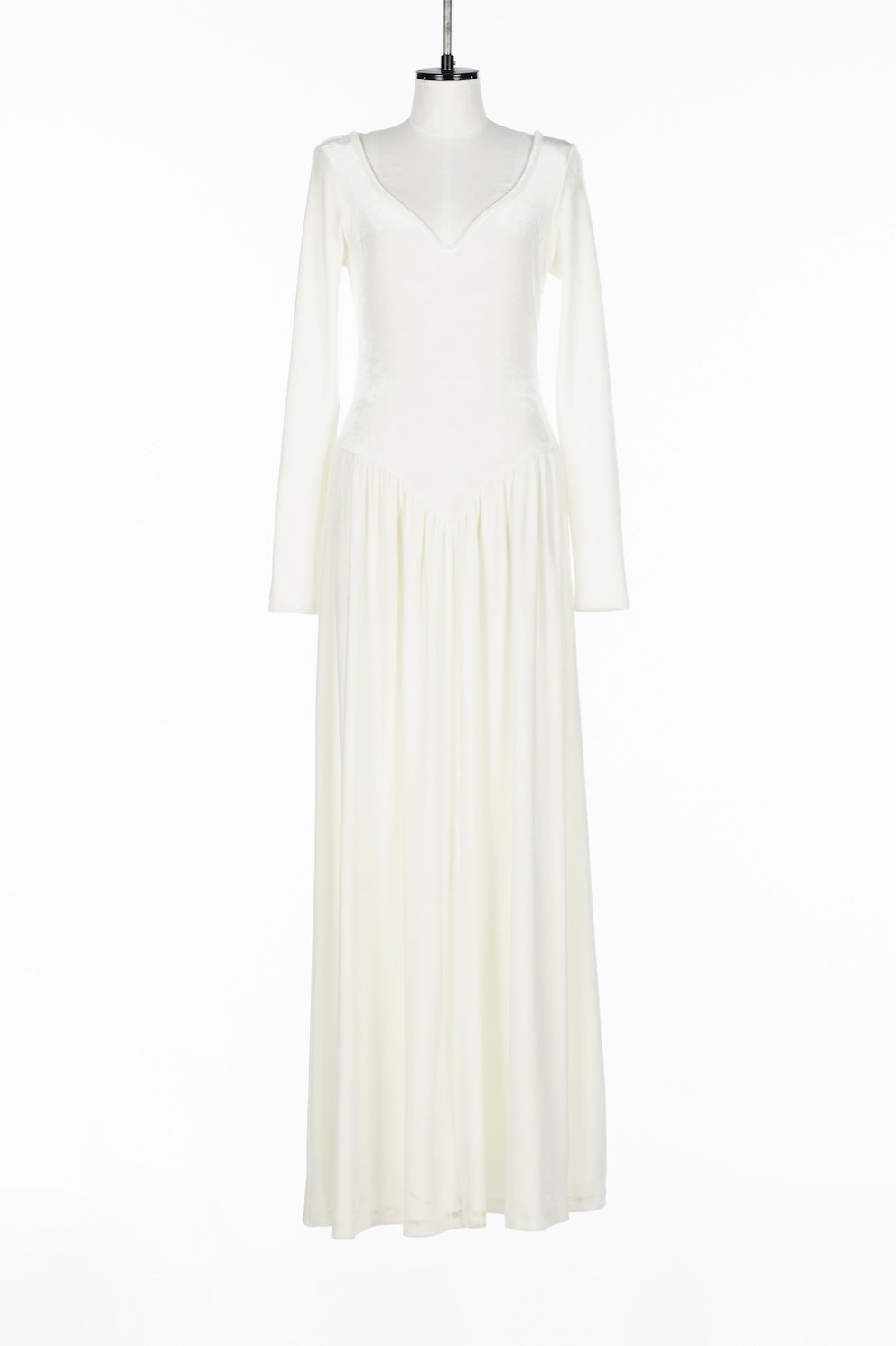 VELOUR SWEETHEART MAXI DRESS - FETICO