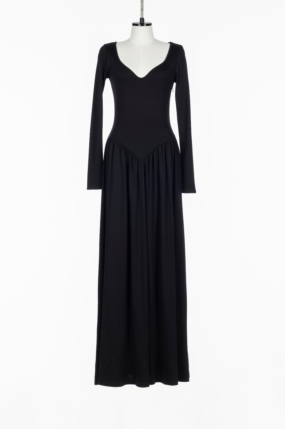 JERSEY SWEETHEART MAXI DRESS - FETICO
