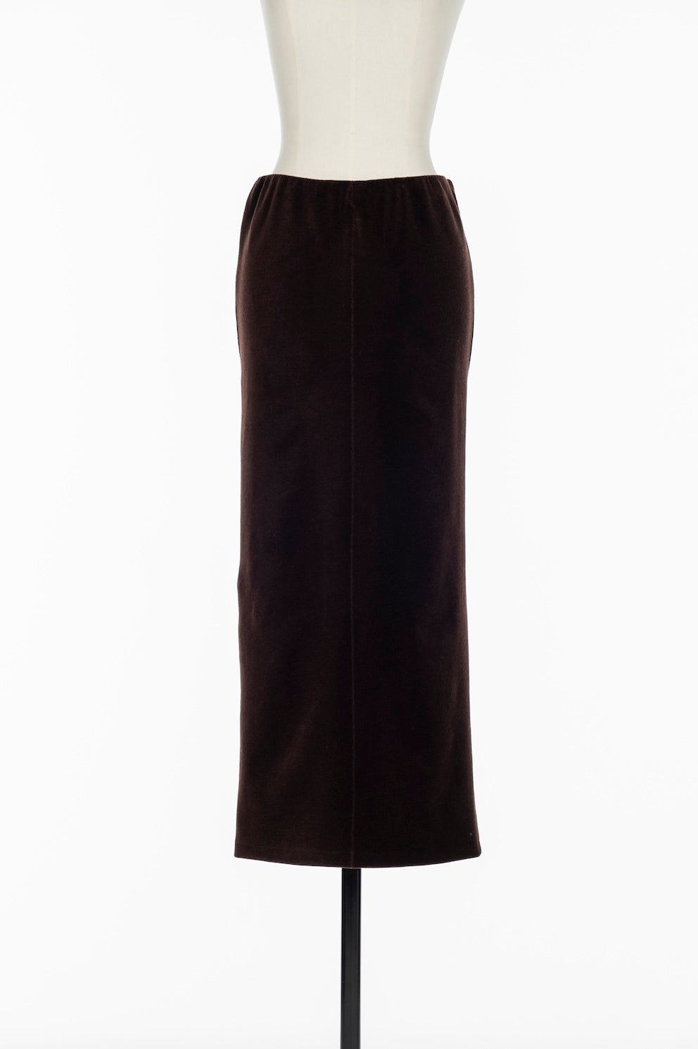 WOOL VELOUR PENCIL SKIRT - FETICO