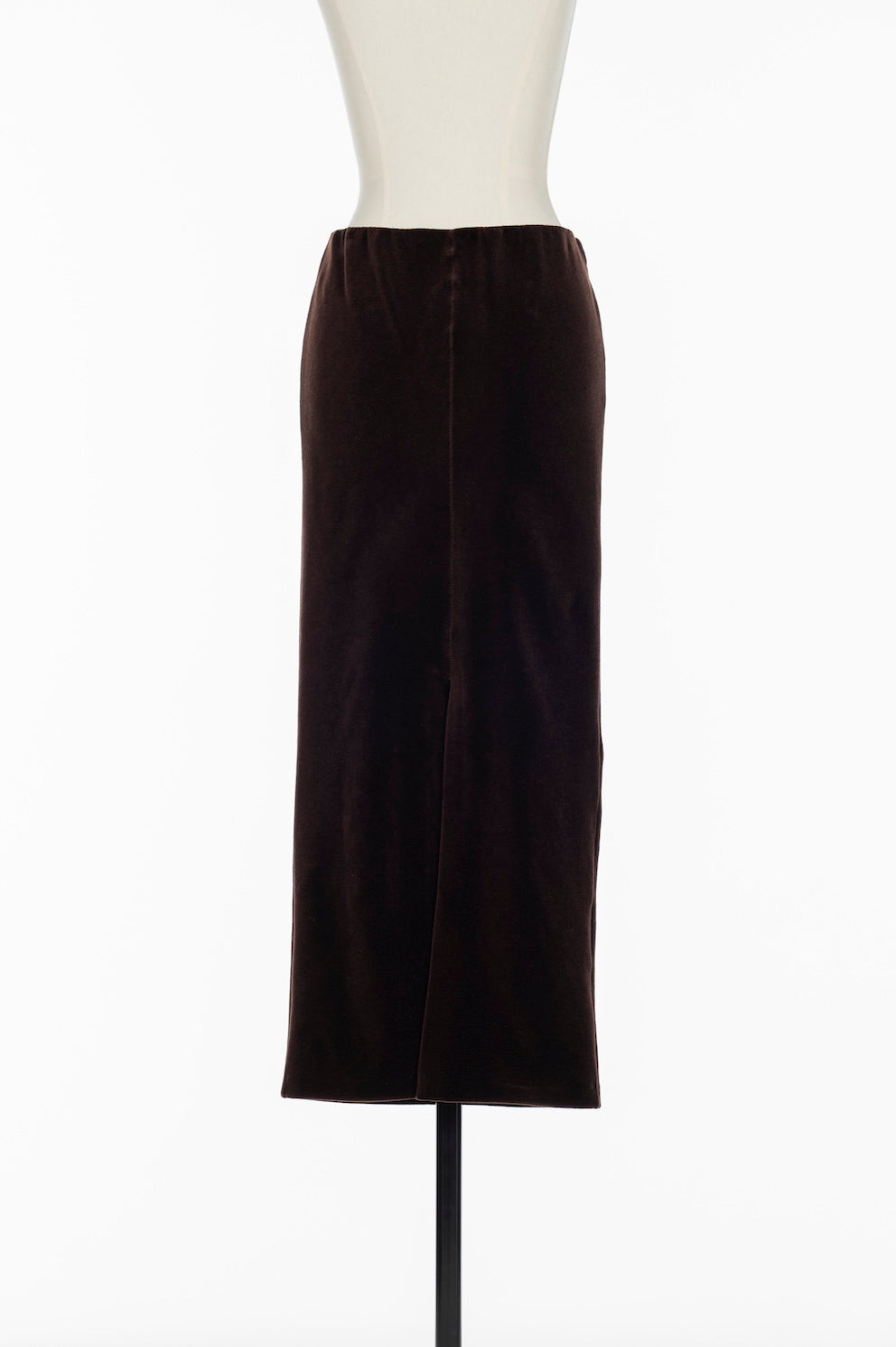 WOOL VELOUR PENCIL SKIRT - FETICO