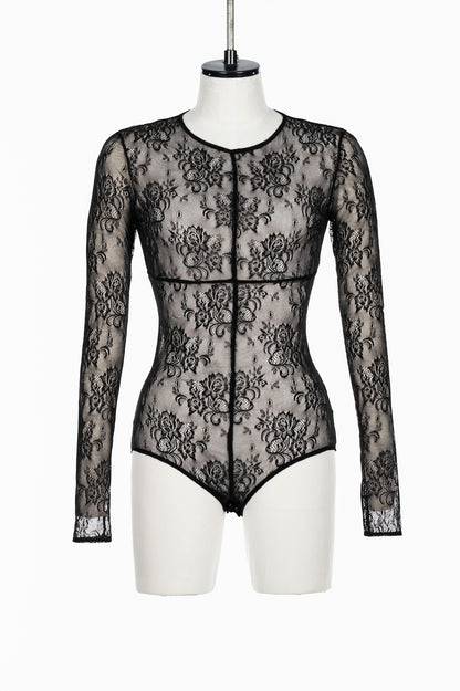 STRETCH LACE BODYSUIT - FETICO