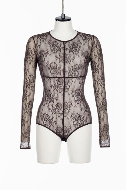 STRETCH LACE BODYSUIT - FETICO