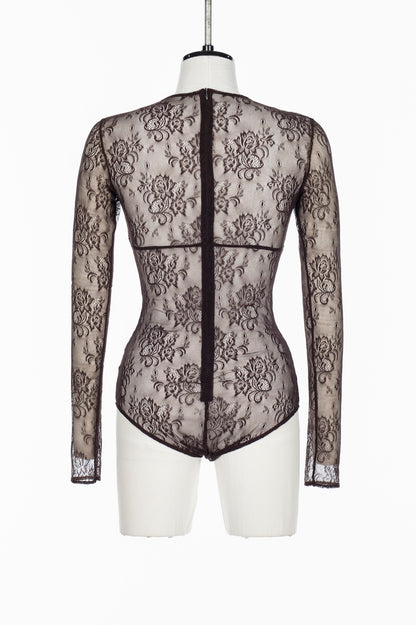 STRETCH LACE BODYSUIT - FETICO