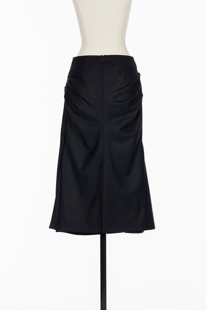 FLANNEL DRAPED SKIRT - FETICO