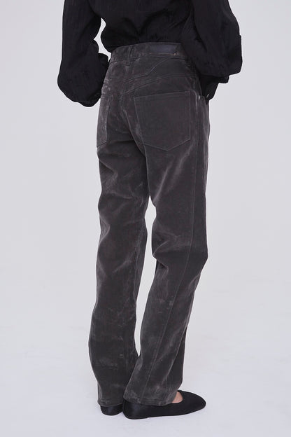 FLOCKED DENIM SLIM JEANS - FETICO
