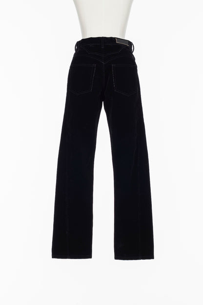 FLOCKED DENIM SLIM JEANS - FETICO