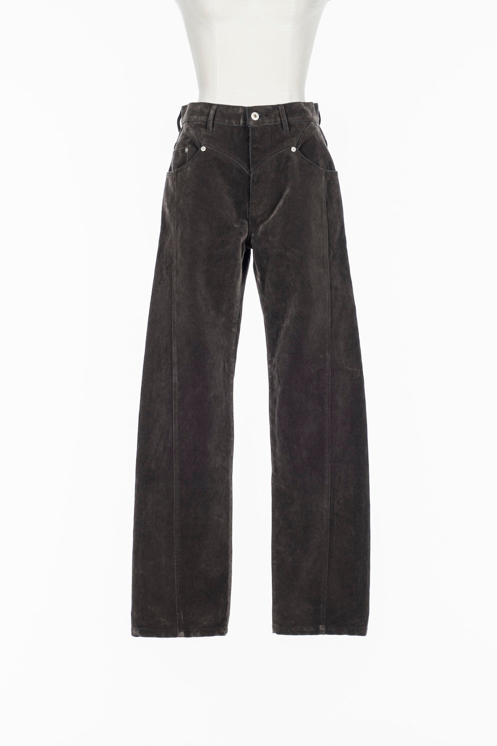 FLOCKED DENIM SLIM JEANS - FETICO